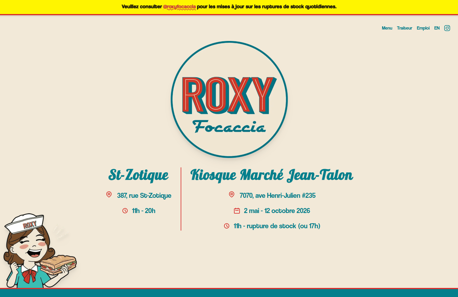 Roxy Focaccia preview